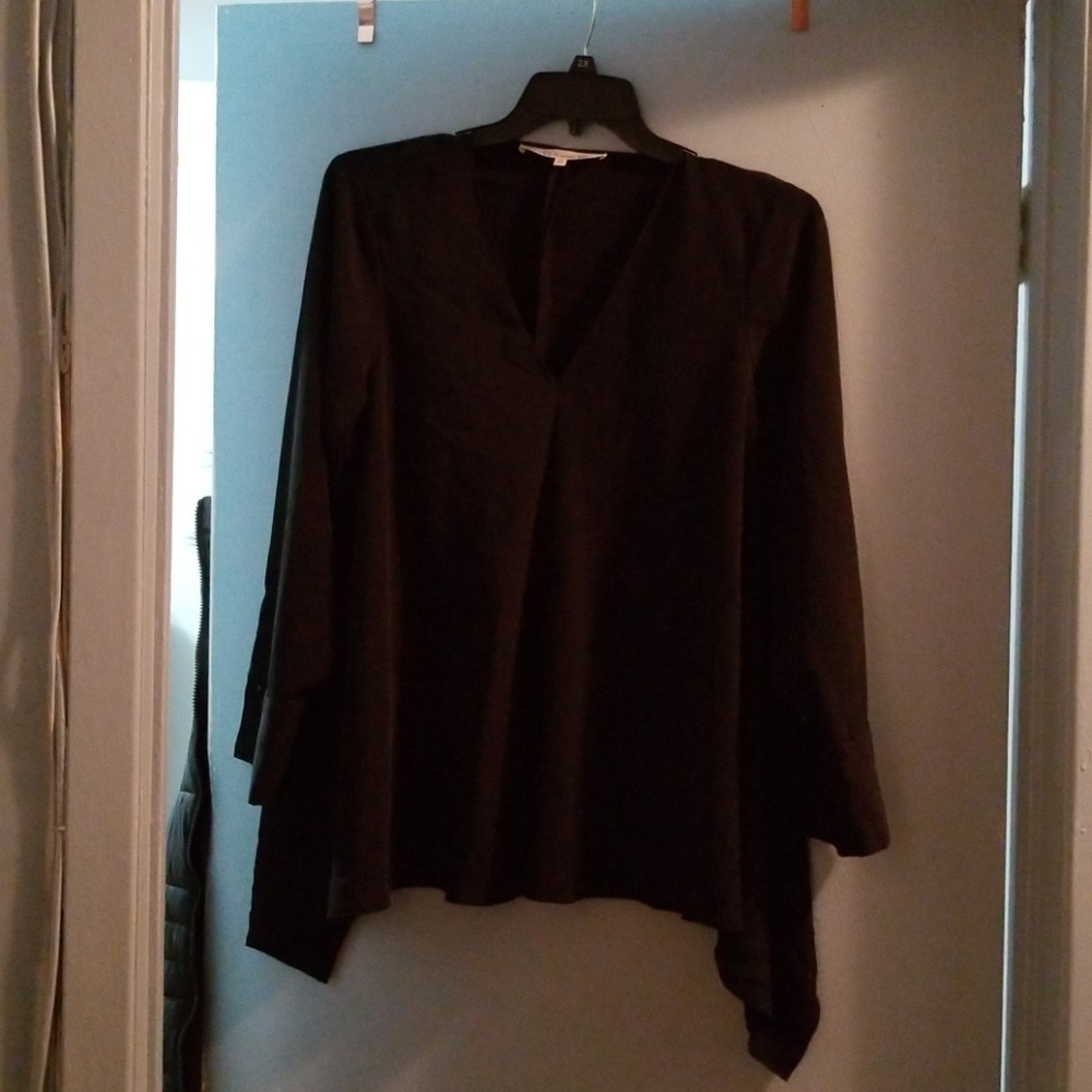 Rachel Roy plus size black flowy top 1x